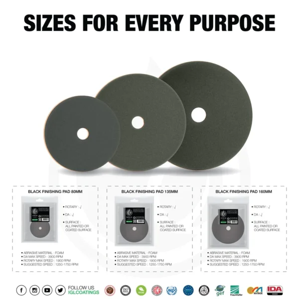 Polijst pad (Black Finishing) - Afbeelding 2