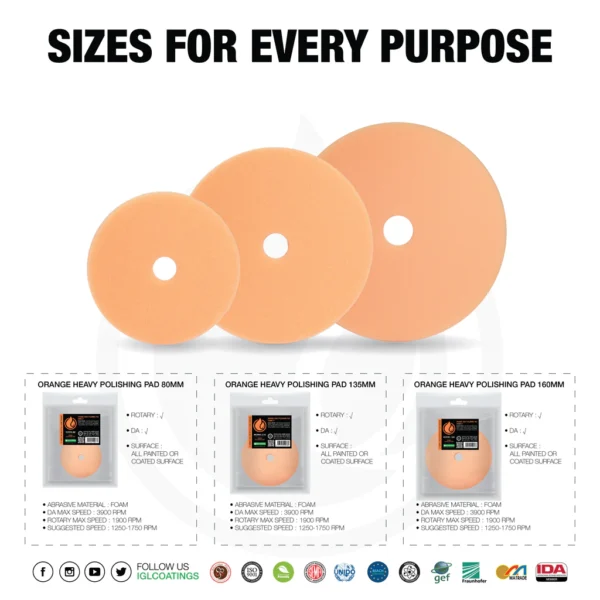 Polijst pad (Orange Heavy) - Afbeelding 2