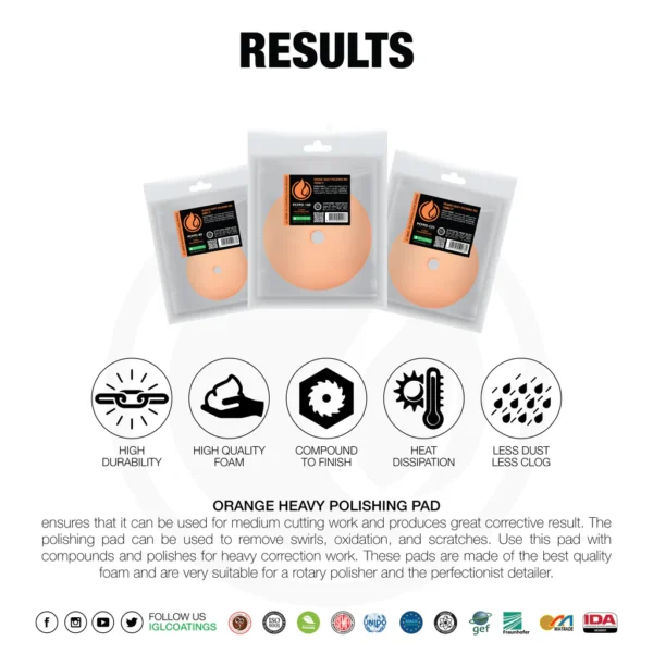 Polijst pad (Orange Heavy) - Afbeelding 4