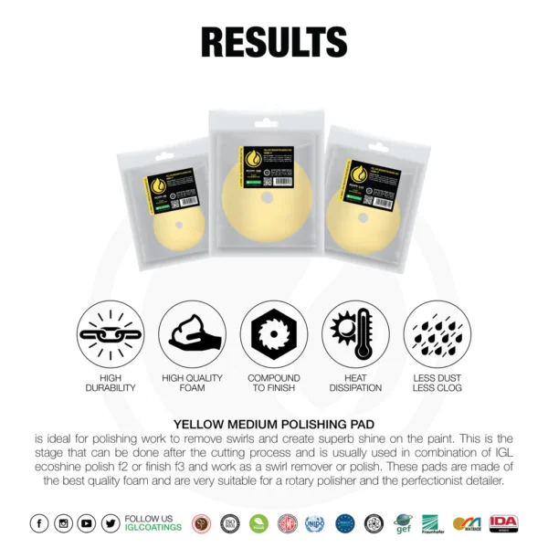 Polijst pad (Yellow Medium) - Afbeelding 4