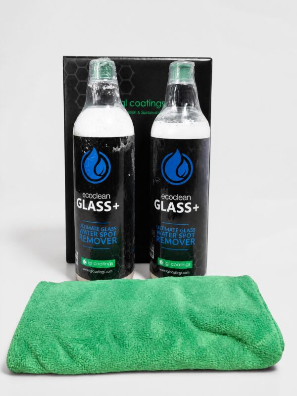Canva AI-afbeelding 6 okt 2026, 10_32_44_20261006_103346_0000 IGL Ecoclean Glass+ Duopack – 2 × 500 ml + gratis coatingdoek