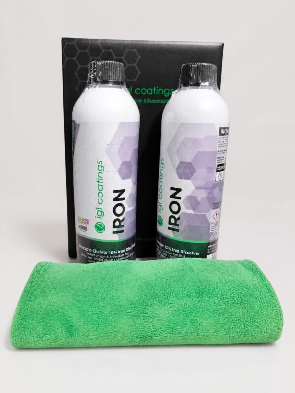 igl iron duopack IGL Ecoclean Iron Duopack – 2 × 500 ml + gratis coatingdoek